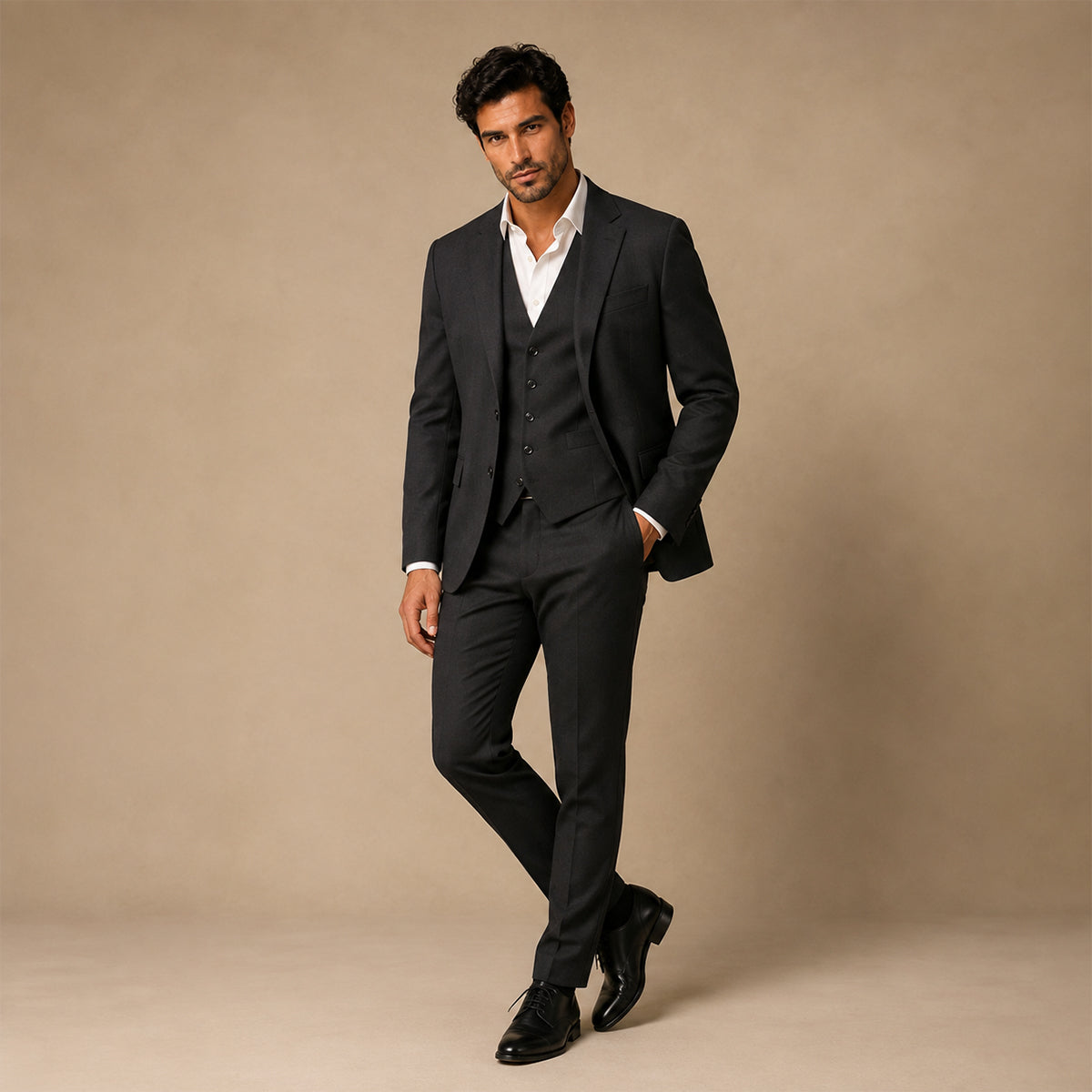 The Radicofani Men’s Elegant 3 Piece Set - Jacket, Gilet & Trousers