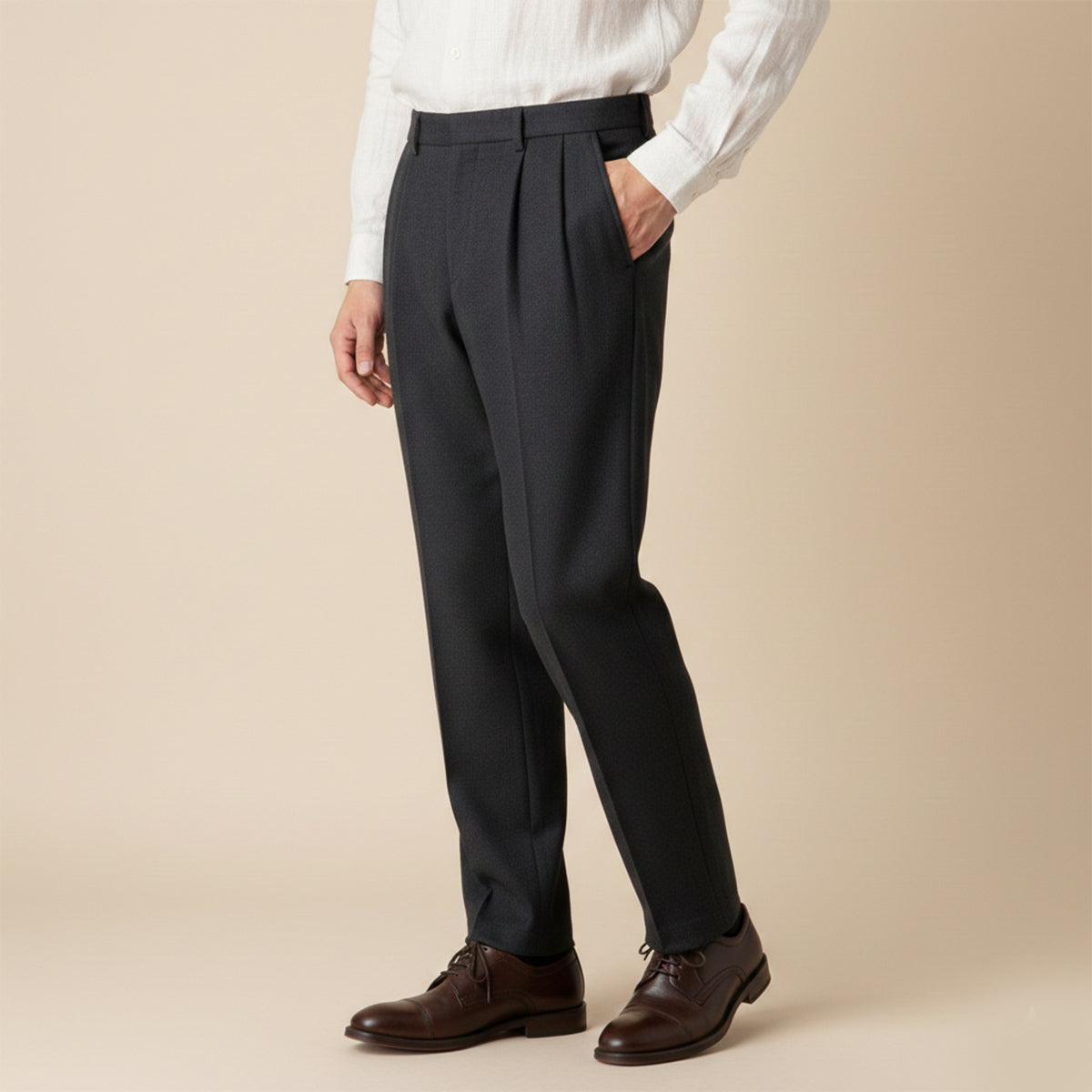 The Portofino Men’s Loose Fit Lightweight Linen Trousers