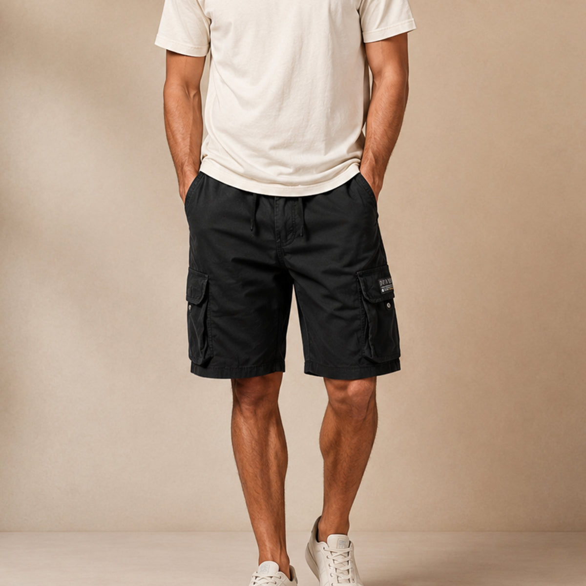 The Belgravia Men’s Lightweight Cotton Cargo Shorts