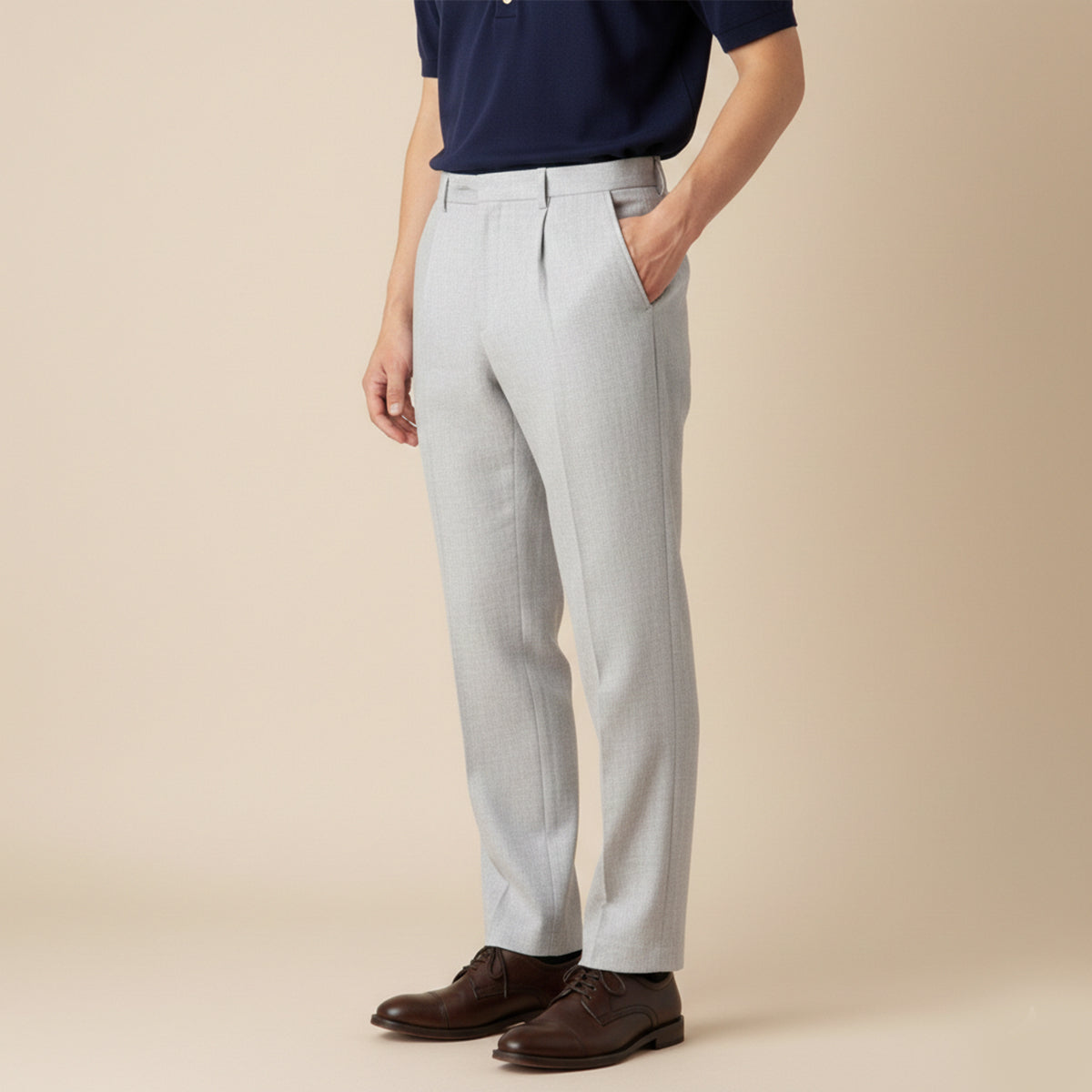 The Portofino Men’s Loose Fit Lightweight Linen Trousers