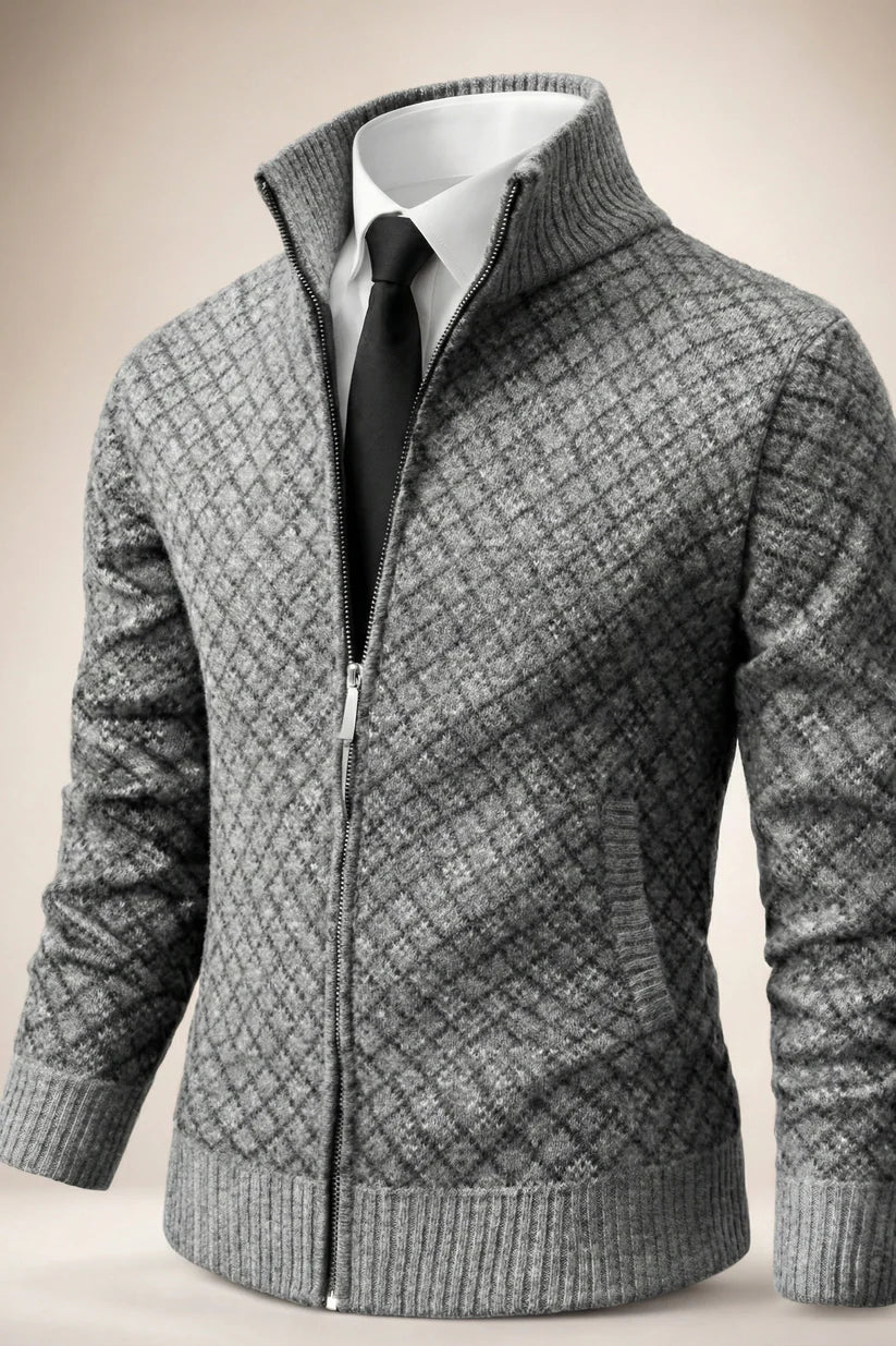 The Columbus Men's Smart Zip Cardigan