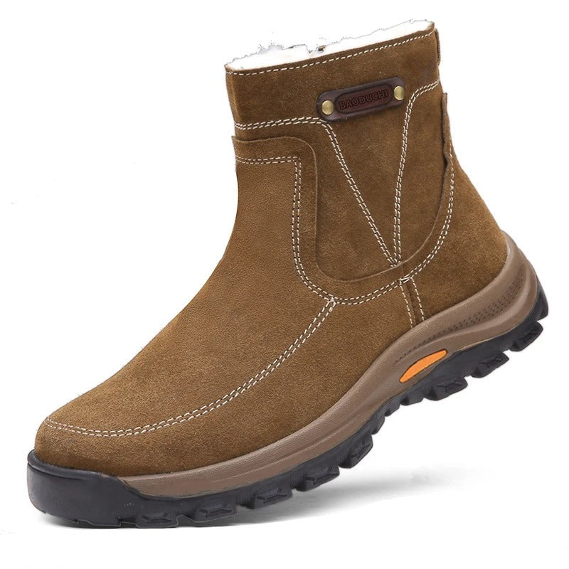 The Bruton Men's Shearling Lined Non Slip Winter Boots