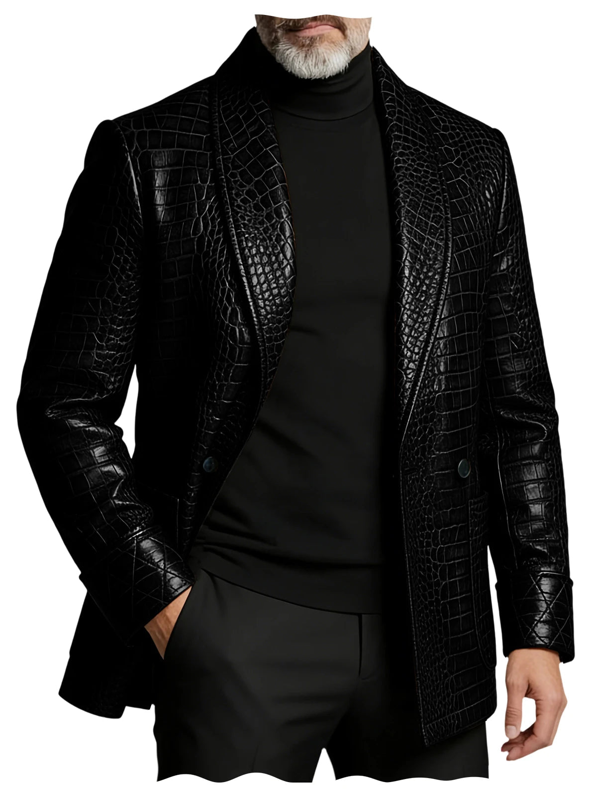 The Strand Men's Slim Fit Embossed Blazer