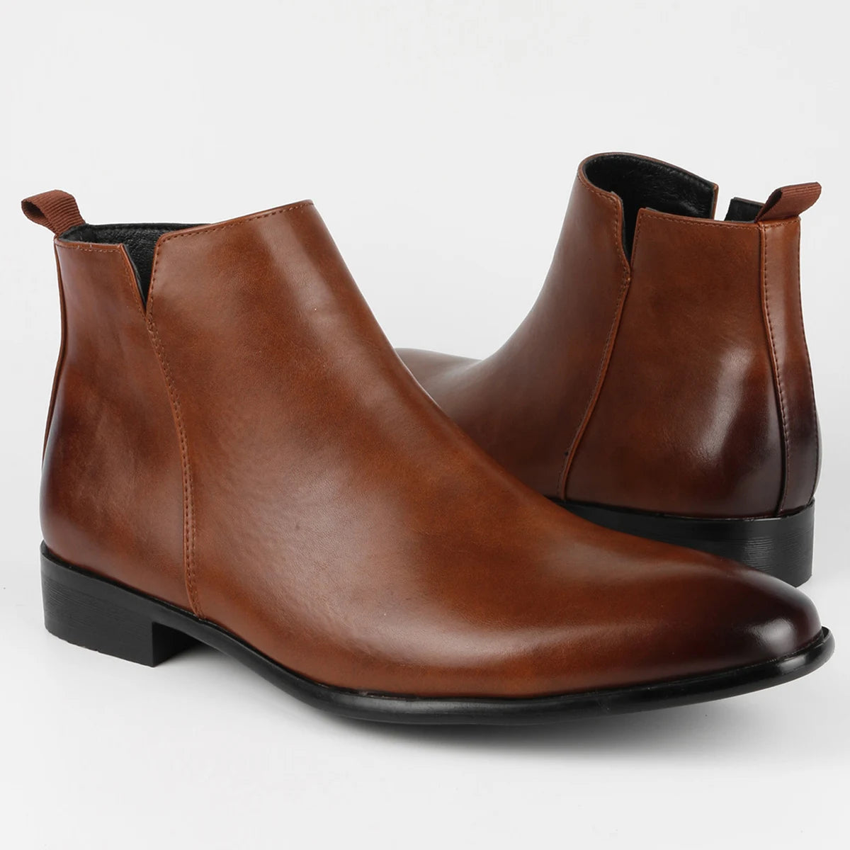 The Holland Park Men's Leather Chelsea Dress Boots