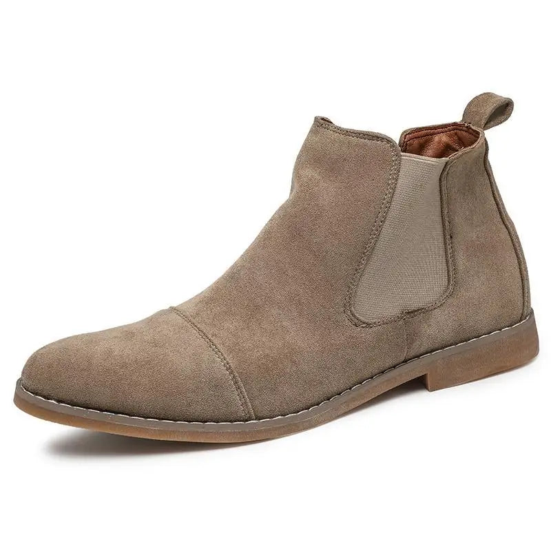 The Ealing Men's Suede Ankle Chelsea Boots